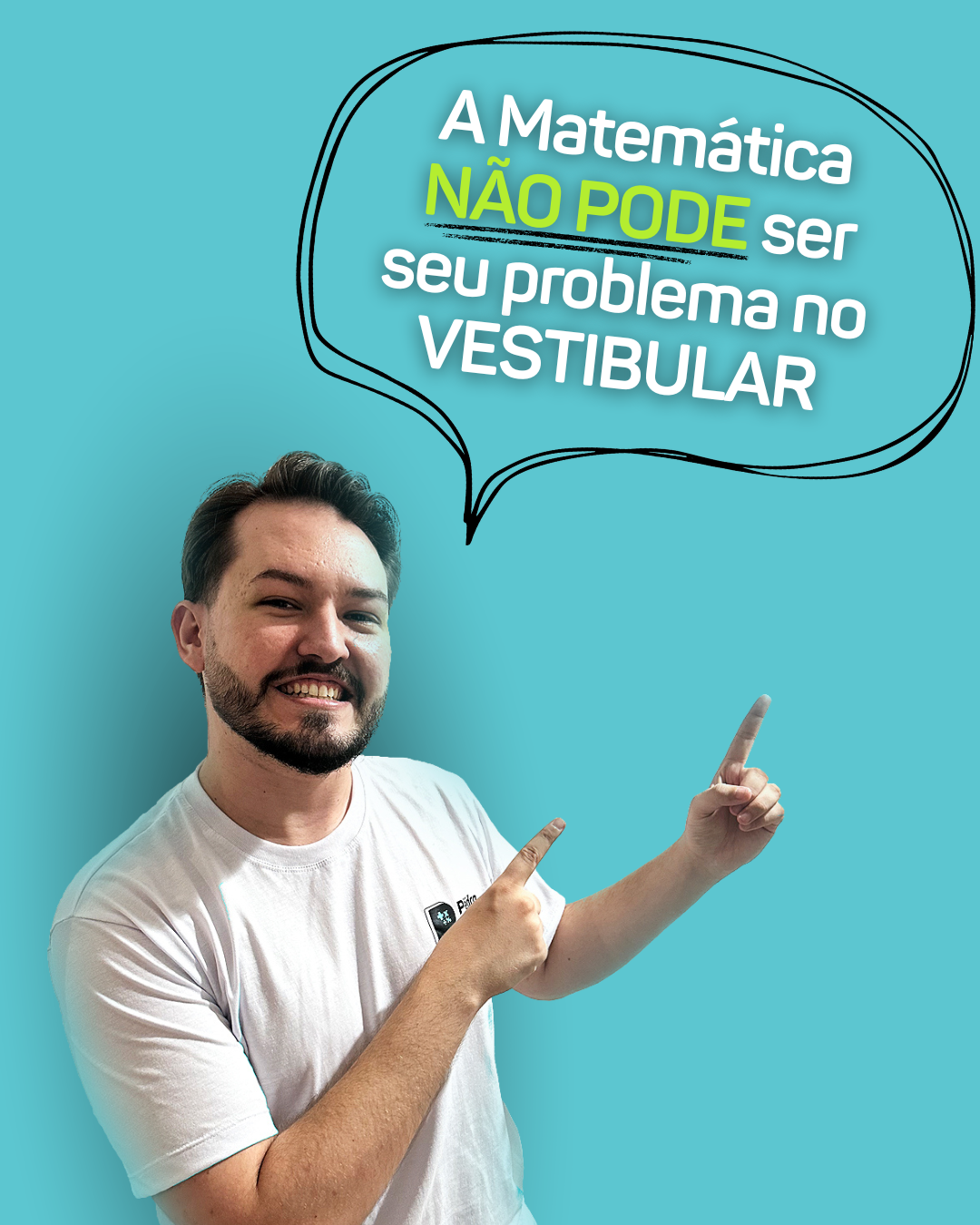 Pedro, professor de matemática e criador do MPV